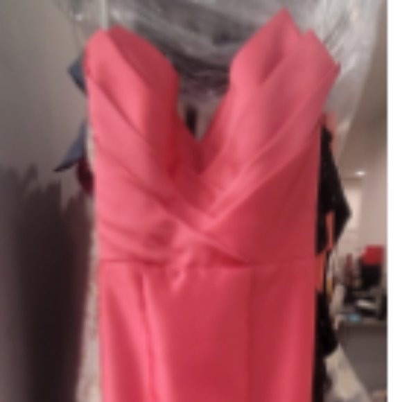 Nicole Bakti 6826 Pleated Strapless Ruffled Mermaid Prom Gown - Picture 5 of 7